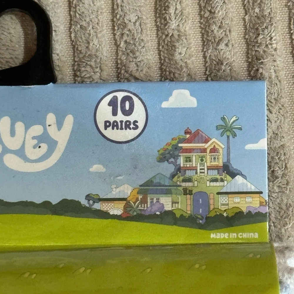 Bluey Baby Ankle Socks 10 Pairs Size 6–12 Months New